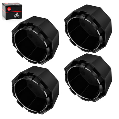 Set of 4 Black Center Wheel Hub Caps for Polaris Sportsman 570 SP (2015–2025)