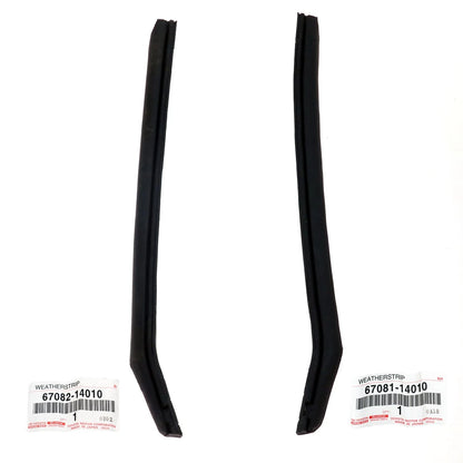 Set of 2 Weatherstrip for Toyota Celica TA22 RA21 RA23 RA28 (1971–1977)