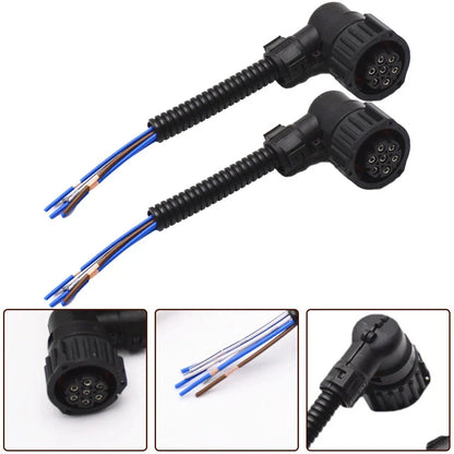 2 x Rear Tail Light Connector for Mercedes Sprinter Prewired 7-PIN Repair Plug
