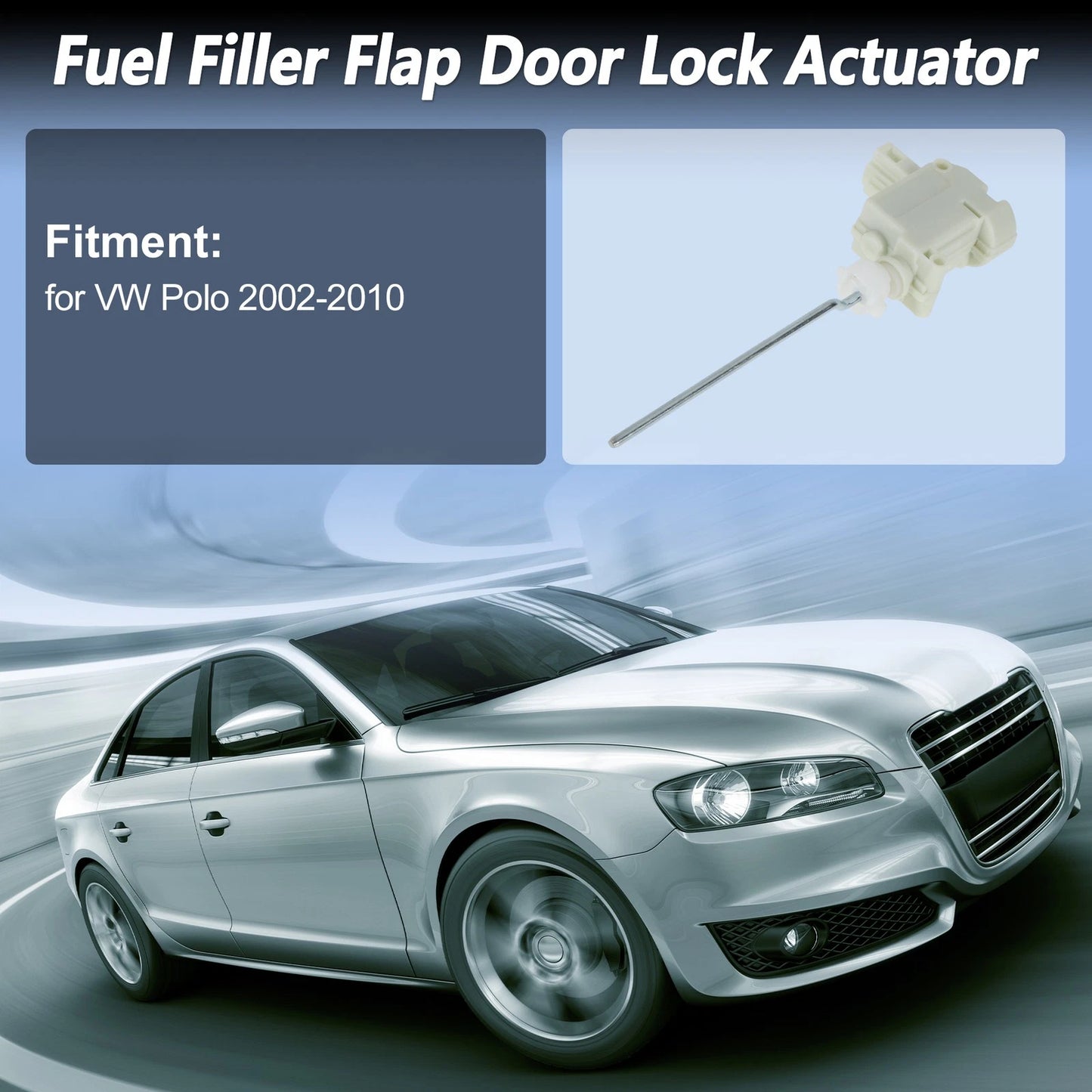 6Q6810773C Fuel Filler Flap Door Latch Lock Actuator for VW Polo (2002–2010)