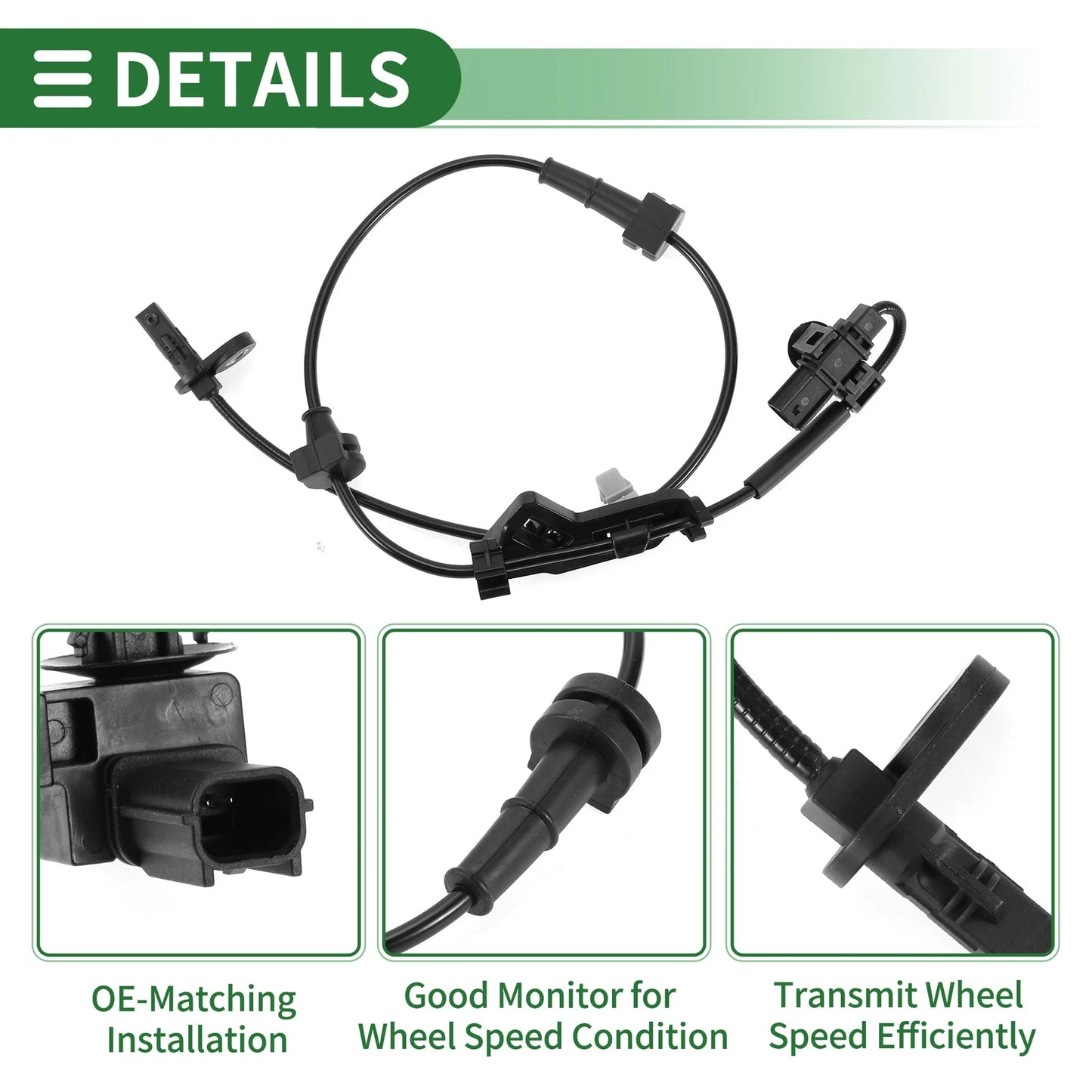 ABS Wheel Speed Sensor No. 57455TVAA03 for Honda Accord (2018–2023)