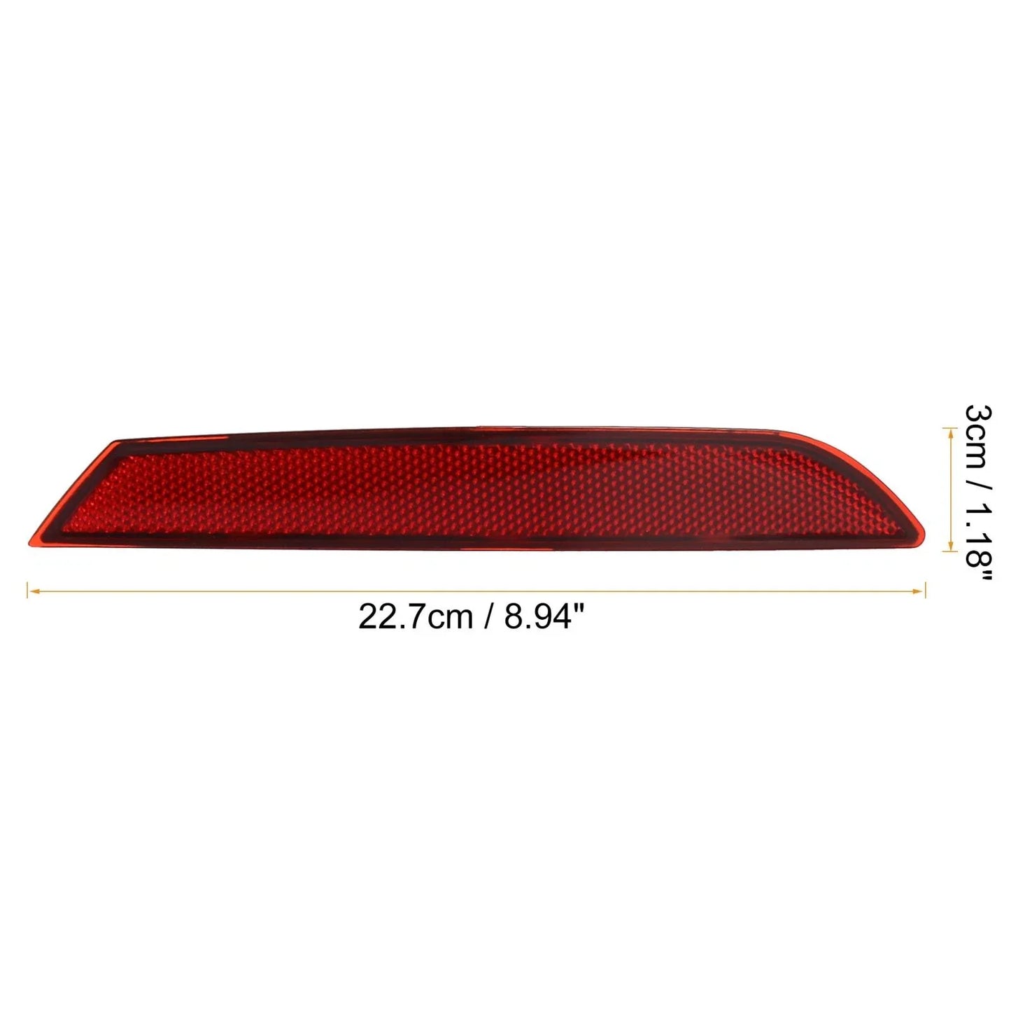 Pair Rear Bumper Reflector Strip Cover Left Right Side for BMW