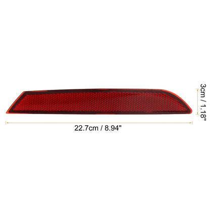 Pair Rear Bumper Reflector Strip Cover Left Right Side for BMW