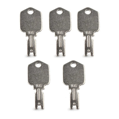 5 x Ignition Keys for Hyster 166 186304 51335040 A214062 Forklift