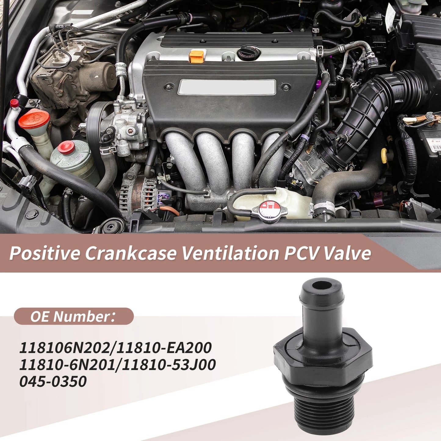 PCV Valve for Nissan Altima Frontier Quest Infiniti JX35 QX60 (No. 118106N202)