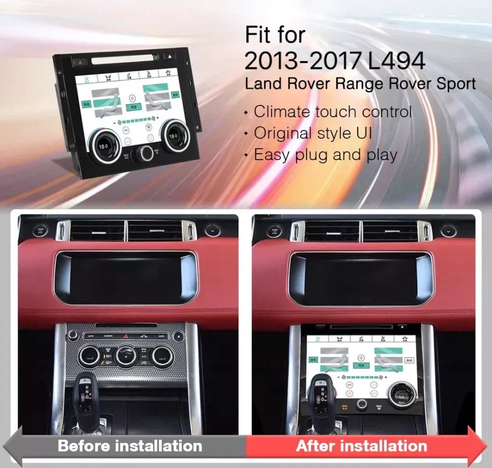 Touch Screen AC Climate Control Panel for 2014-2017 Range Rover L494