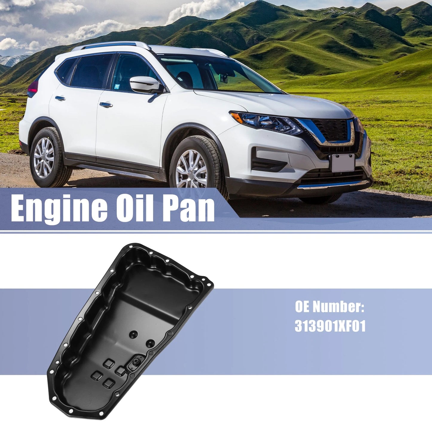 1pc Engine Oil Pan for Nissan Juke (2011–2014) No. 313901XF01