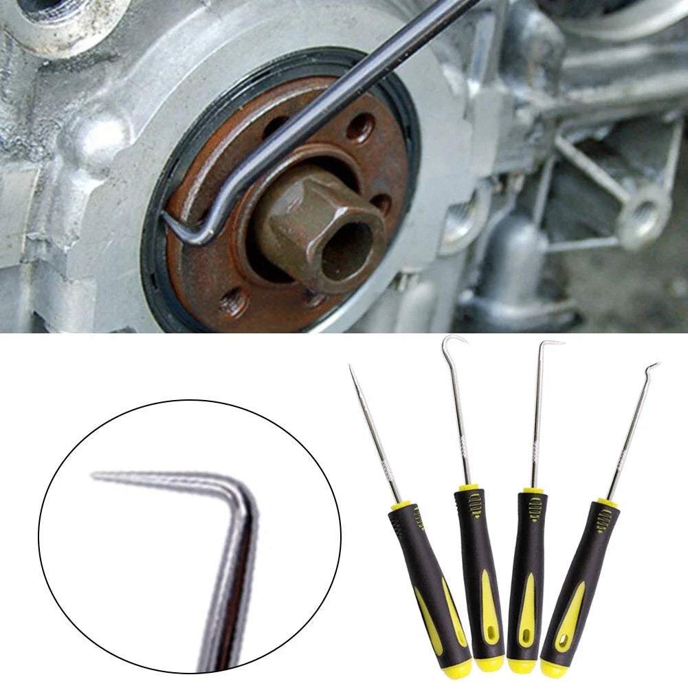 4pcs Car Pick & Hook Set for Pulling O Rings