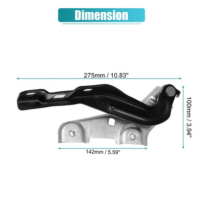 Hood Hinge 2 x Black for Chevrolet (23134811, GM1236171)