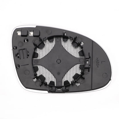 Heated Left Side White Mirror Glass for SEAT, SKODA, Volkswagen Golf