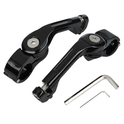 1 1/4" Angled Adjustable Highway Footpeg Mount for Harley
