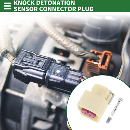 2 x Pin Knock Detonation Sensor Connector Plug for Chevy