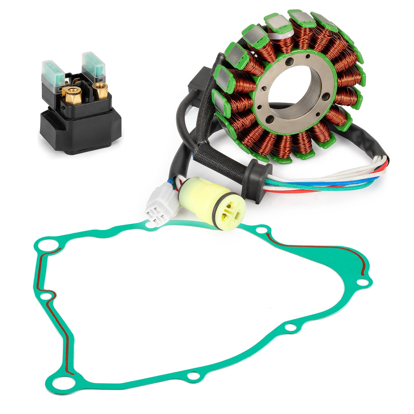 Stator & Relay Ignition Coil Gasket Kit for Yamaha Big Bear 250 (1987–1999)