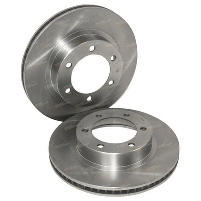 2 Front Disc Rotors + Brake Pads for FJ Cruiser (2010–2013)