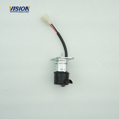 Fuel Shutoff Solenoid for Kubota D1105 Engine (ZD25 ZD28 BX23D)