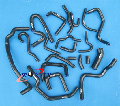 25PCS Silicone Radiator Hose for Nissan Silvia 180SX 200SX (1989–1994)