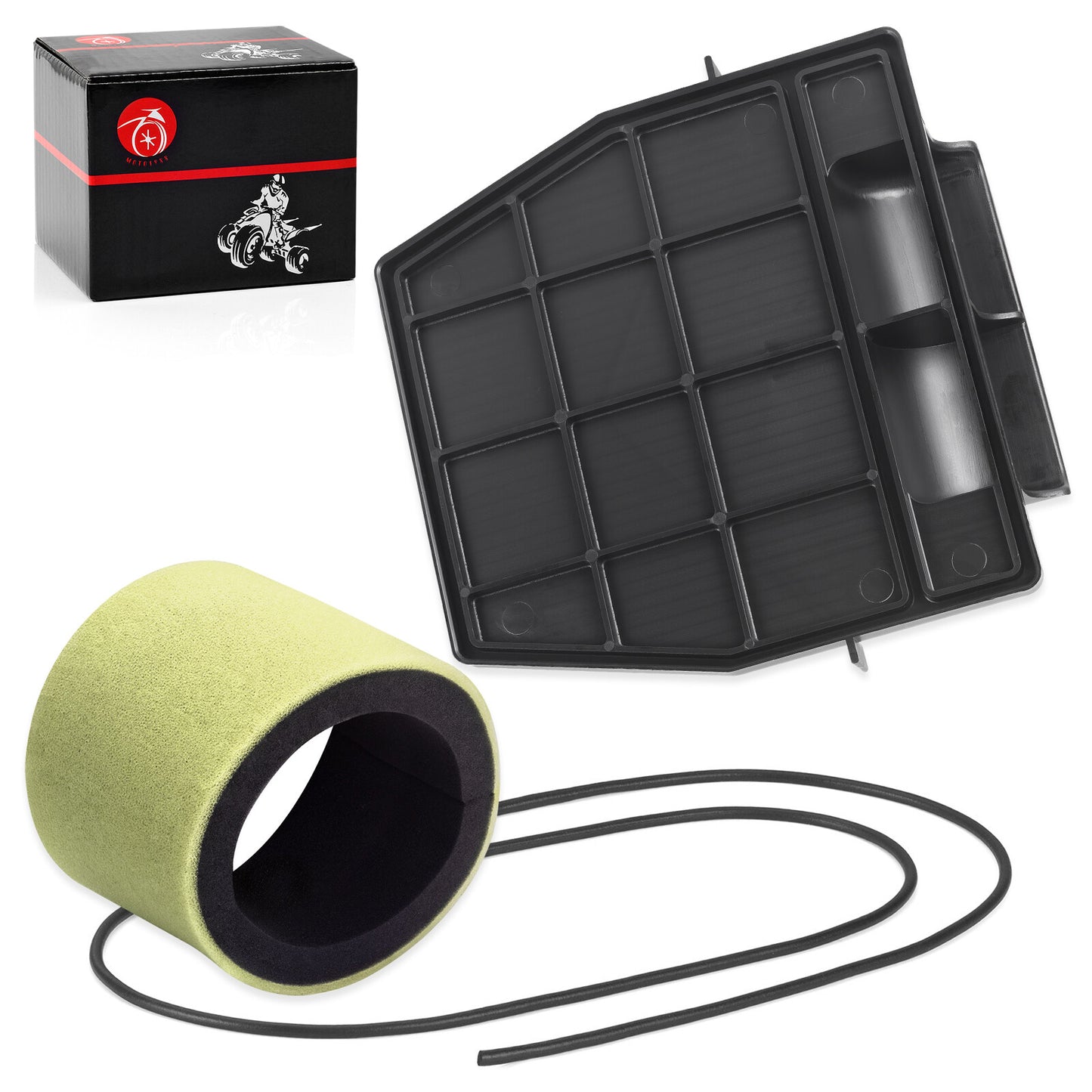 Air Filter & Air Box Lid Cover with Seal for Kawasaki Bayou 220 250 (1990–2004)