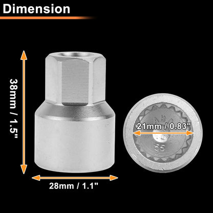 Wheel Lock Lug Nut for VW Touareg (2004–2018) - ABC55/19Pt
