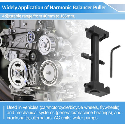 Adjustable Crankshaft Pulley Removal Tool 40-165mm for Various Models