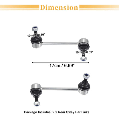 2 x Rear Stabiliser Sway Bar Links for Honda Pilot (2003-2008)