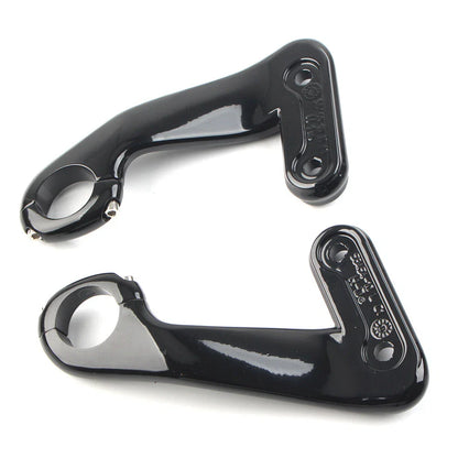 Front Fairing Support Brackets for Harley Road Glide (2010-2013) Black