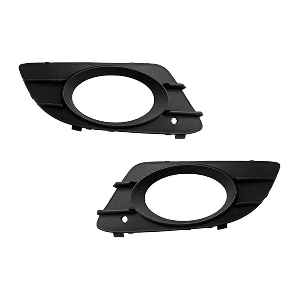 2X Black Front Bumper Fog Light Covers for Mercedes Benz CLK (2005–2009)
