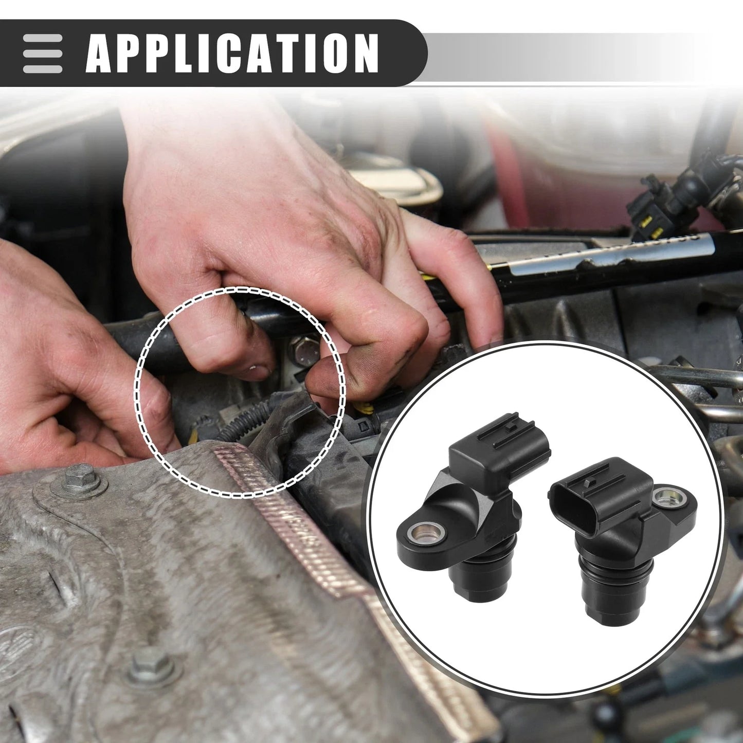 2 x Car Camshaft Position Sensors for Honda Accord (2003-2007)