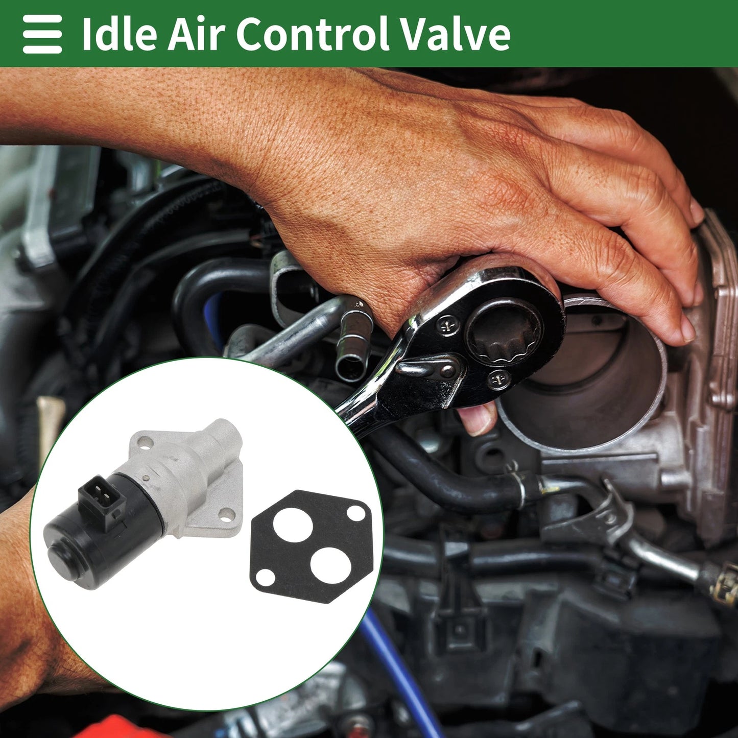 Idle Air Control Valve for Ford Fiesta (1995–2002) No. 938F9F715AB