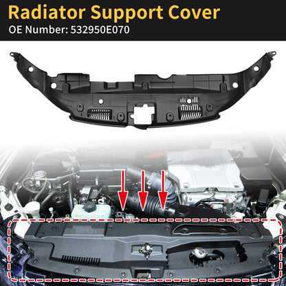 Radiator Support Cover for Toyota Highlander (2014–2019) No. 532950E070