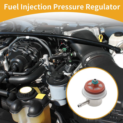 Fuel Pressure Regulator for Chevrolet Silverado (1996–2001) PR203T Metal 20-70 Psi