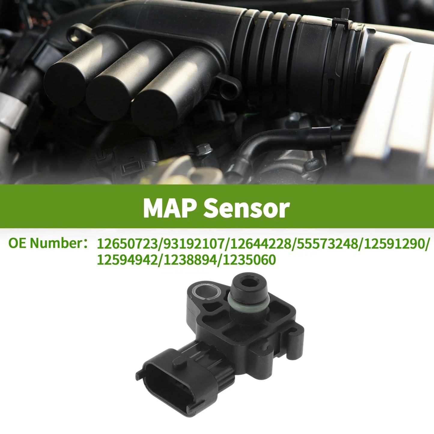 MAP Sensor for Chevrolet Aveo 1.4 1.6 (2004-2011)