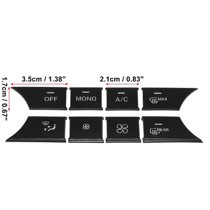 AC Button Stickers for Mercedes-Benz C300 (2008-2014)