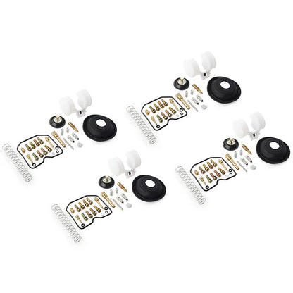 Carburetor Repair Kit Diaphragm 4 x Set for KAWASAKI Voyager XII ZG1200 (1986-2003)