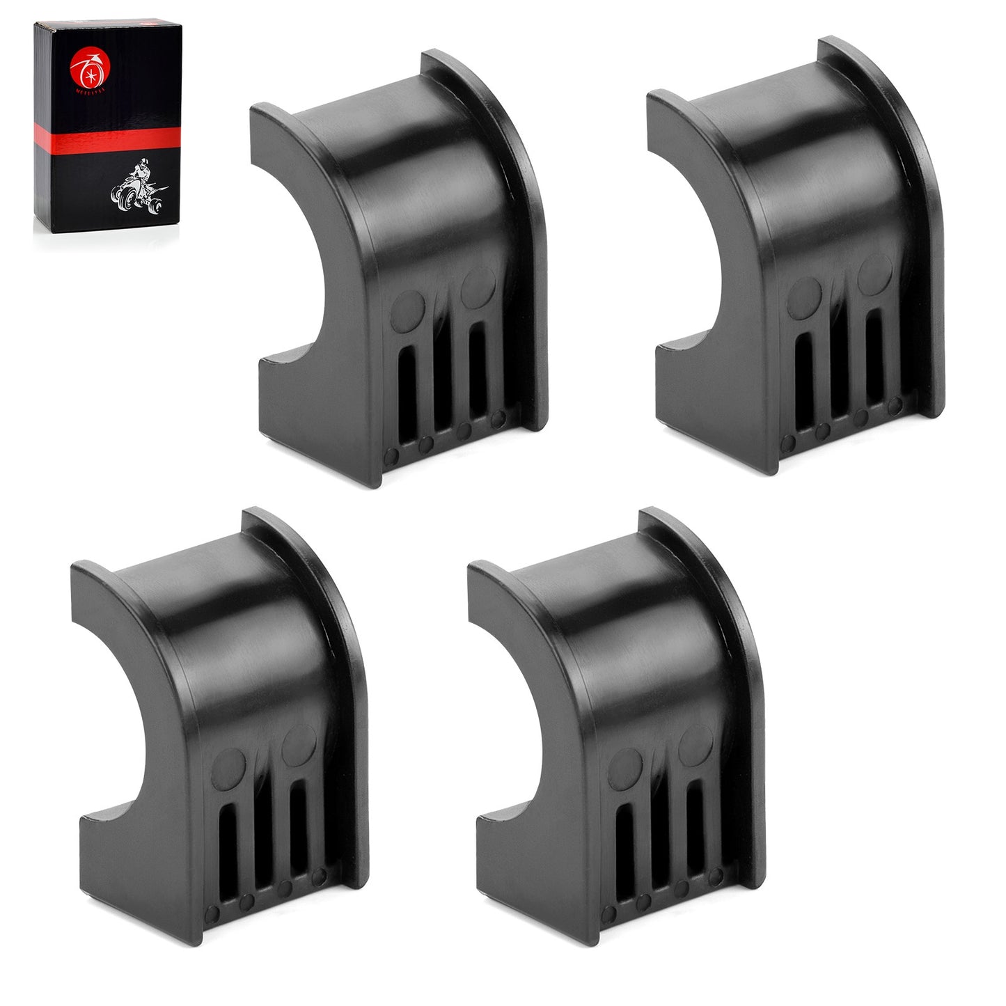 Set of 4 Rear Stabilizer Bushings for Polaris RZR S 570 (2017)