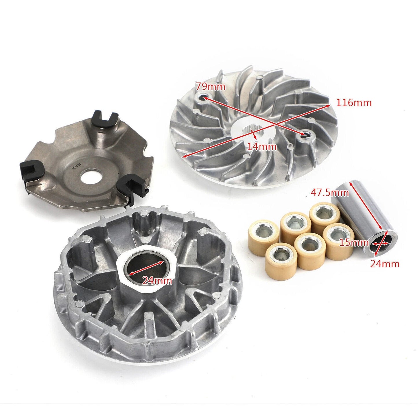 Front Variator Kit for Honda PCX125 PCX150 (2009–2018) A