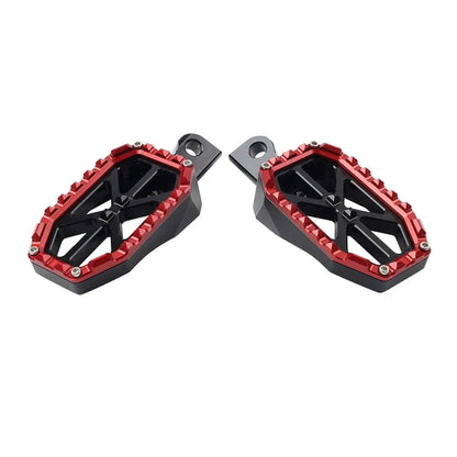 Rear Foot Pegs for Harley Electra Glide Classic Black/Red