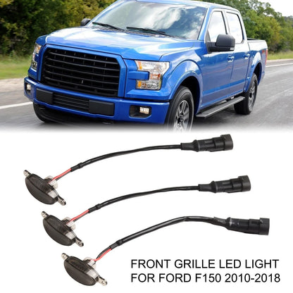 Grille Light Blue LED Smoke Lens for Ford F-150 Raptor
