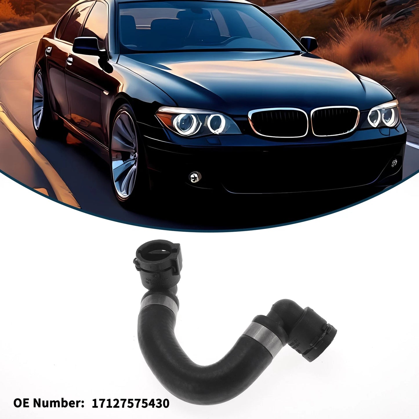 Radiator Hose No. 17127575430 for BMW F01 750LXi (2009–2015)