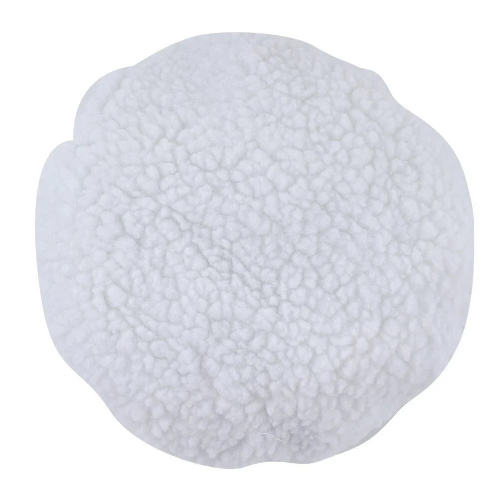 Polishing Pad 9–10 Inch Imitation Lamb Cashmere Soft Wool White 240mm