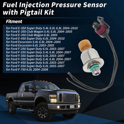 Fuel Injection Pressure Sensor Pigtail for Ford F250 F350 (2003–2007)