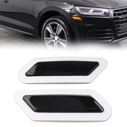 1 Pair White Front Bumper Reflector Side Marker Lights for Audi A4 B9 (2017–2019)