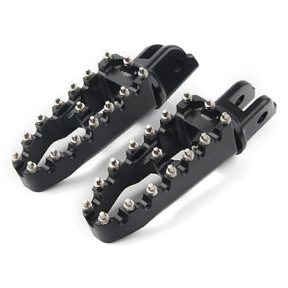 Wide Foot Pegs MX Style for Harley Sport Glide FLSB & Low Rider FXLR