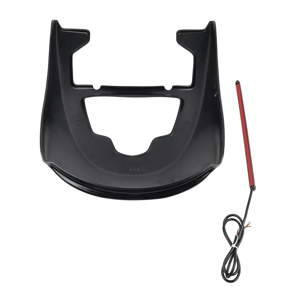 Vivid Black Rear Mudguard w/Smoke Light for Harley VRSCDX V-Rod (2002-2017)