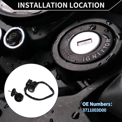 Ignition Key Switch No. 3711003D00 for Suzuki TS 125 R (1990–1996)