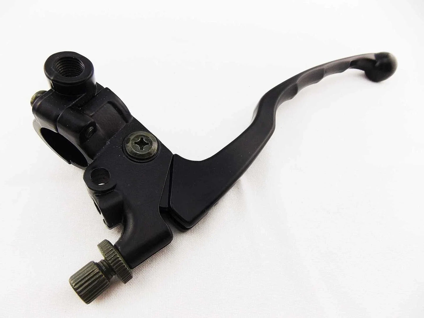 Black Forseti Front Brake & Clutch Lever Bracket Assembly for Yamaha IT200 (1984-1985)