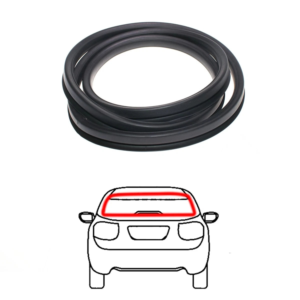 Windshield Weatherstrip for Suzuki Samurai (1985–1995)