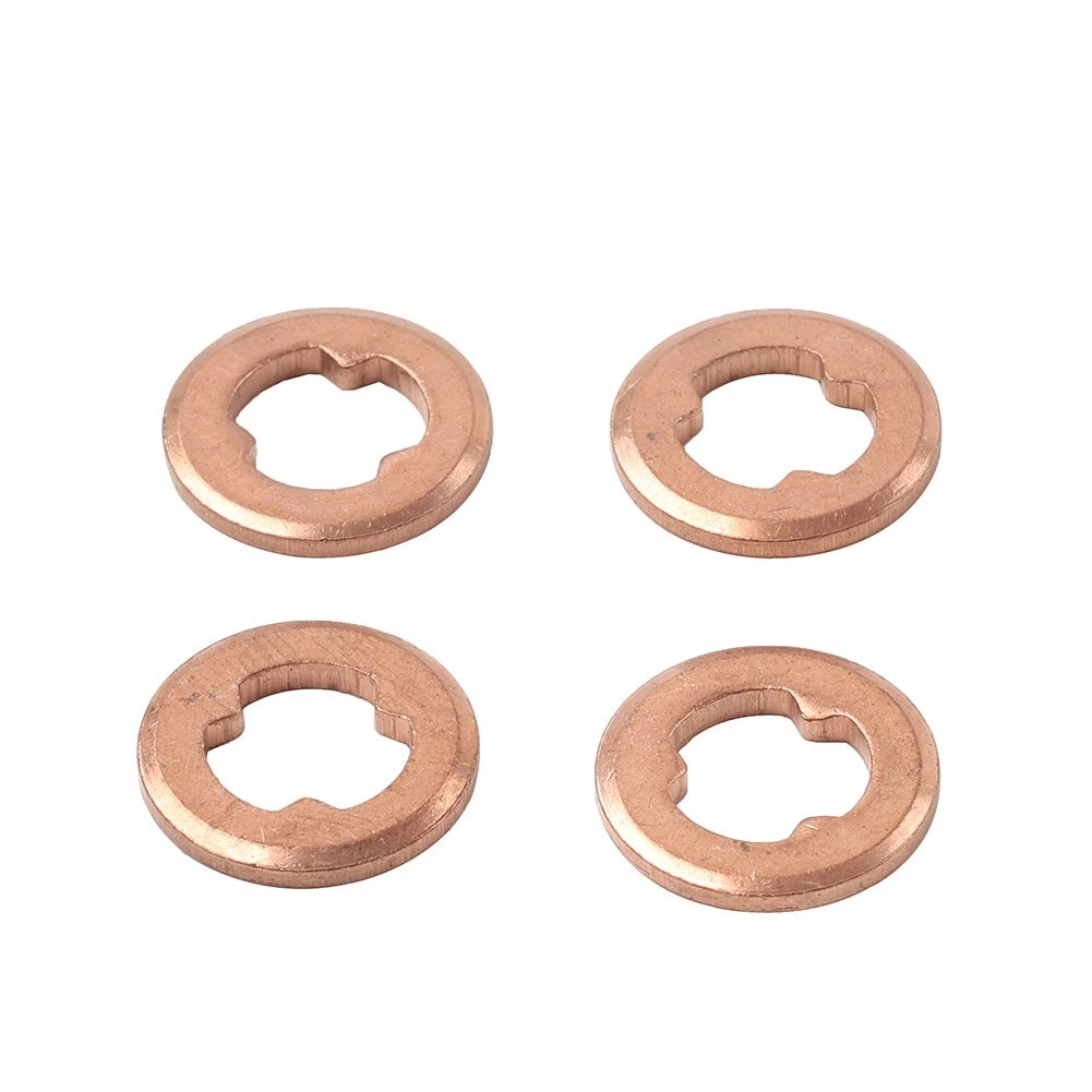 4Pcs Copper Diesel Injector Nozzle Seal Washers for Mazda BT-50, Ford PJ PK