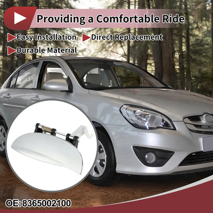 Car Exterior Door Handle for Hyundai Atos (2000–2008) No. 8365002100 Silver Tone