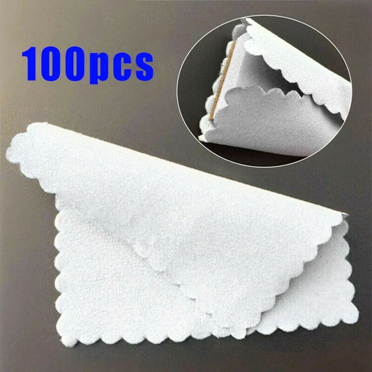 100 x Lint Cloth Microfiber for Nano Ceramic Car Glass Coating 10x10CM