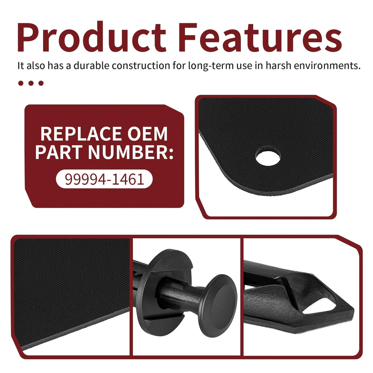 Mud Flap Front Set for Kawasaki Teryx KRX 1000 (2020–2024)